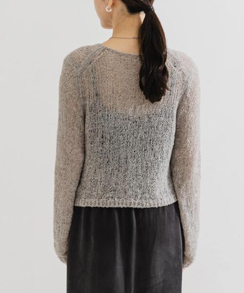 セール】シアーモールショート丈カーディガン（カーディガン/ボレロ