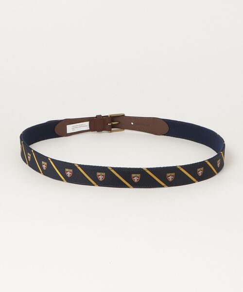 セール】レザートリム シルク ジャカード ベルト（ベルト）｜POLO