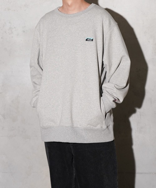 NANGA / ナンガ ECO HYBRID MINI BOX LOGO EMBROIDERY SWEATSHIRT エコハイブリッド ミニボックスロゴ エンブロイダリー スウェットシャツ