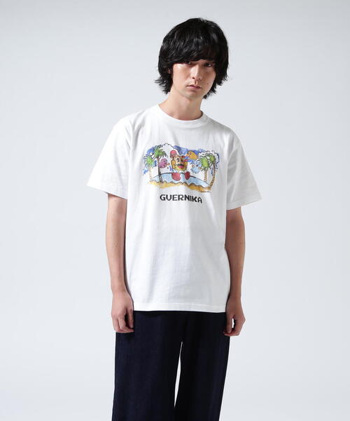 ROYAL FLASH（ロイヤルフラッシュ）の「guernika/ゲルニカ/PAC-MAN Print T-shirt / Live-paint（Tシャツ/カットソー・メンズ・ホワイト・2XL/L/XL/M）」の15枚目の写真