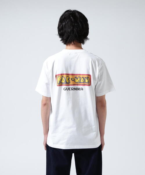 ROYAL FLASH（ロイヤルフラッシュ）の「guernika/ゲルニカ/PAC-MAN Print T-shirt / Live-paint（Tシャツ/カットソー・メンズ・ホワイト・2XL/L/XL/M）」の10枚目の写真