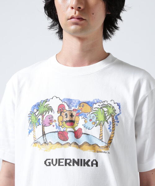 ROYAL FLASH（ロイヤルフラッシュ）の「guernika/ゲルニカ/PAC-MAN Print T-shirt / Live-paint（Tシャツ/カットソー・メンズ・ホワイト・2XL/L/XL/M）」の11枚目の写真