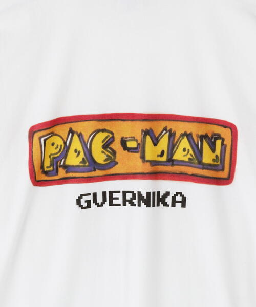 ROYAL FLASH（ロイヤルフラッシュ）の「guernika/ゲルニカ/PAC-MAN Print T-shirt / Live-paint（Tシャツ/カットソー・メンズ・ホワイト・2XL/L/XL/M）」の8枚目の写真