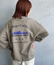 THOUSAND MILE（サウザンドマイル）の「[THOUSAND MILE サウザンドマイル] 別注 バックプリント クルーネックスウェット（スウェット）」