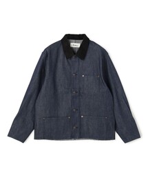 EDITION(エディション)のカットオフ デニムカバーオール(ダッフルコート)