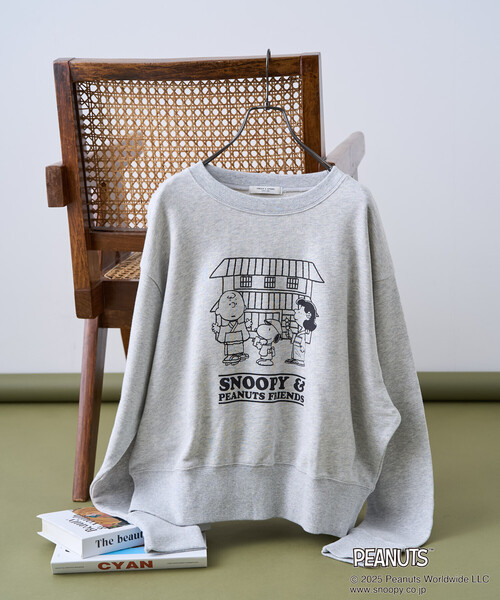 FREAK'S STORE（フリークスストア）の「PEANUTS Travel with Friends スウェット/ピーナッツ プリントスウェット（スウェット・レディース・ピンク/グリーン/ブラック/グレー・ﾌﾘ-）」の15枚目の写真