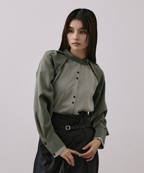 yoriタックショルダーブラウス 38 yoriタックショルダーブラウス 38