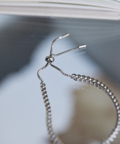 ear PAPILLONNER（イアパピヨネ）の「《金属アレルギー対応/ステンレス》スライドキヘイブレスレット（ブレスレット・レディース・ゴールド/シルバー・FREE）」の13枚目の写真
