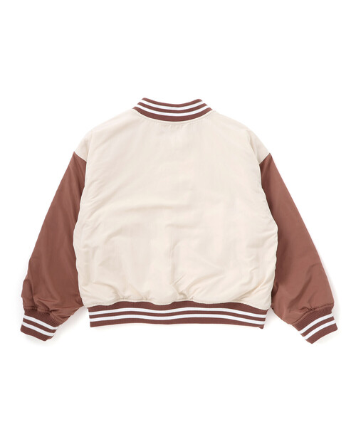 ZIDDY（ジディ）の「【 ニコ☆プチ 掲載 】リバーシブルブルゾン(130~160cm)（スタジャン・キッズ・ブラック/オフホワイト・150cm/FREE/130cm/140cm）」の22枚目の写真