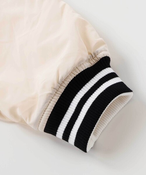 ZIDDY（ジディ）の「【 ニコ☆プチ 掲載 】リバーシブルブルゾン(130~160cm)（スタジャン・キッズ・ブラック/オフホワイト・150cm/FREE/130cm/140cm）」の18枚目の写真