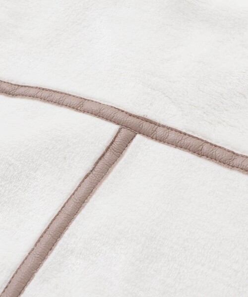 ZIDDY（ジディ）の「【 ニコ☆プチ 掲載 】リバーシブルブルゾン(130~160cm)（スタジャン・キッズ・ブラック/オフホワイト・150cm/FREE/130cm/140cm）」の4枚目の写真