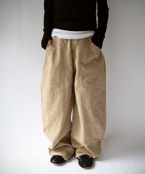 セール】【 SORUTT / ソルト 】 カーブシーム ワイドパンツ #（その他