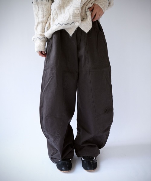 セール】【 SORUTT / ソルト 】 カーブシーム ワイドパンツ #（その他