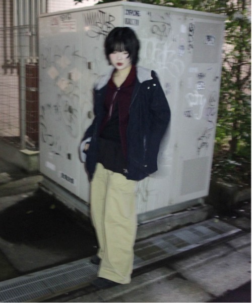 Port(ポート)の「【 SORUTT / ソルト 】 カーブシーム ワイドパンツ #(その他パンツ・レディース・チャコールグレー/ベージュ・M/L)」の15枚目の写真