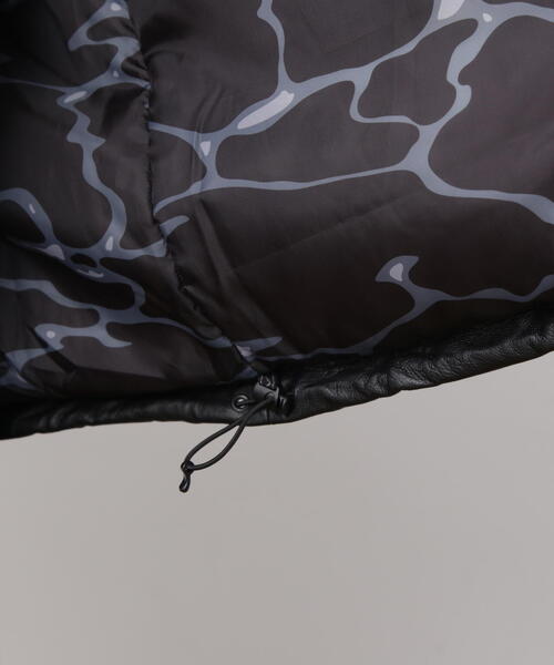 MANASTASH(マナスタッシュ)の「MANASTASH/マナスタッシュ V LEATHER DOWN JACKET/ Vレザーダウンジャケット(ダウンジャケット/コート・メンズ・ブラック・L/XL/M)」の13枚目の写真