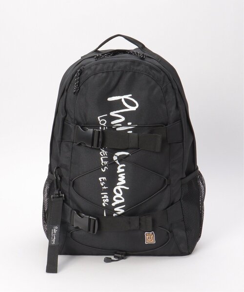 VENCEEXCHANGE（ヴァンスエクスチェンジ）の「Philip Lumbang／フィリップ・ランバン 2本ベルトバンジーコードバックパック（バックパック/リュック・メンズ・ブラック・フリー）」の3枚目の写真