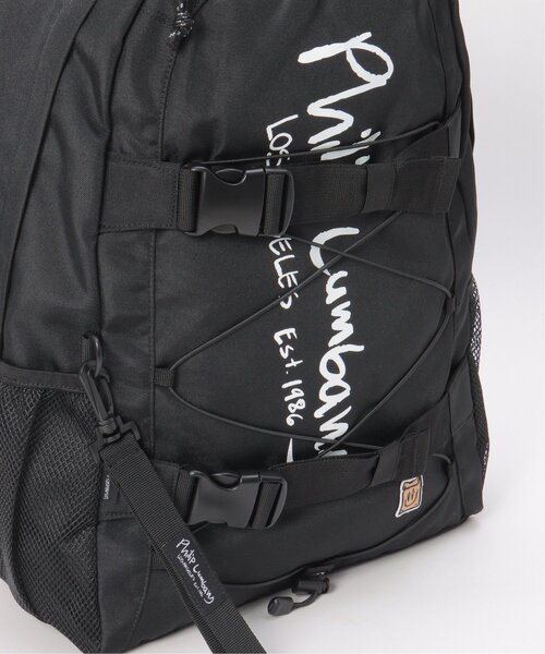 VENCEEXCHANGE（ヴァンスエクスチェンジ）の「Philip Lumbang／フィリップ・ランバン 2本ベルトバンジーコードバックパック（バックパック/リュック・メンズ・ブラック・フリー）」の10枚目の写真