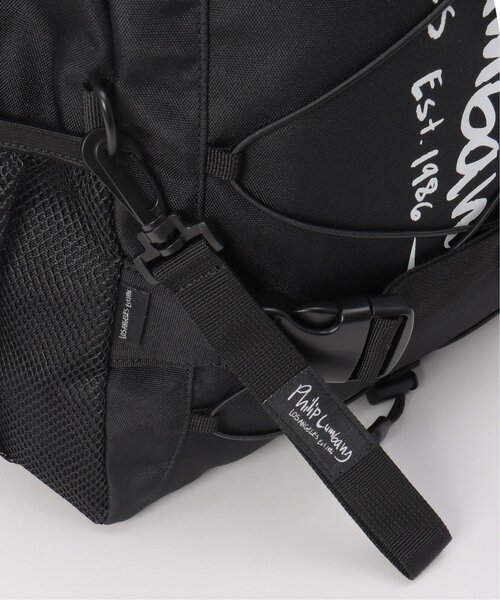 VENCEEXCHANGE（ヴァンスエクスチェンジ）の「Philip Lumbang／フィリップ・ランバン 2本ベルトバンジーコードバックパック（バックパック/リュック・メンズ・ブラック・フリー）」の7枚目の写真