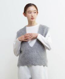 ロングシャギーVベスト