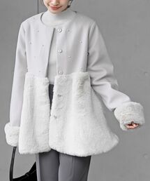 パール」に該当するノーカラーコートファッション通販 - ZOZOTOWN