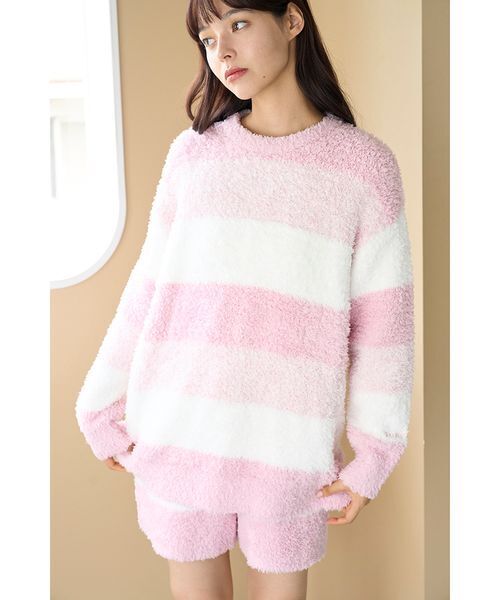 gelato pique（ジェラートピケ）の「ジェラート3ボーダープルオーバー