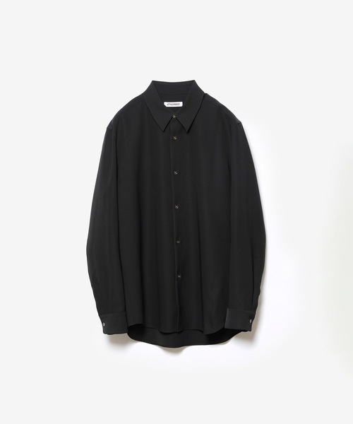 ATTACHMENT(アタッチメント)の「PE コンパクトツイル レギュラーカラー ドレスシャツ / PE COMPACT TWILL REGULAR COLLAR DRESS SHIRT(シャツ/ブラウス・メンズ・ライトグレー/ホワイト/ライトブルー/ブラック・3/2/1)」の2枚目の写真