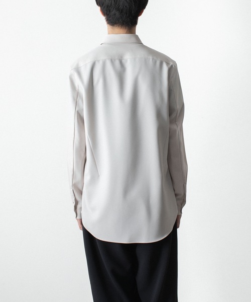 ATTACHMENT(アタッチメント)の「PE コンパクトツイル レギュラーカラー ドレスシャツ / PE COMPACT TWILL REGULAR COLLAR DRESS SHIRT(シャツ/ブラウス・メンズ・ライトグレー/ホワイト/ライトブルー/ブラック・3/2/1)」の15枚目の写真