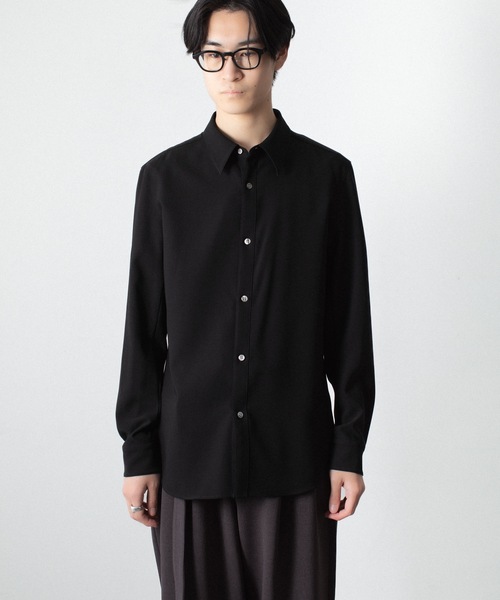 ATTACHMENT(アタッチメント)の「PE コンパクトツイル レギュラーカラー ドレスシャツ / PE COMPACT TWILL REGULAR COLLAR DRESS SHIRT(シャツ/ブラウス・メンズ・ライトグレー/ホワイト/ライトブルー/ブラック・3/2/1)」の21枚目の写真