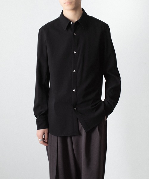 ATTACHMENT(アタッチメント)の「PE コンパクトツイル レギュラーカラー ドレスシャツ / PE COMPACT TWILL REGULAR COLLAR DRESS SHIRT(シャツ/ブラウス・メンズ・ライトグレー/ホワイト/ライトブルー/ブラック・3/2/1)」の22枚目の写真