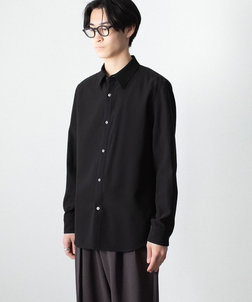 ATTACHMENT(アタッチメント)の「PE コンパクトツイル レギュラーカラー ドレスシャツ / PE COMPACT TWILL REGULAR COLLAR DRESS SHIRT(シャツ/ブラウス・メンズ・ライトグレー/ホワイト/ライトブルー/ブラック・3/2/1)」の21枚目の写真