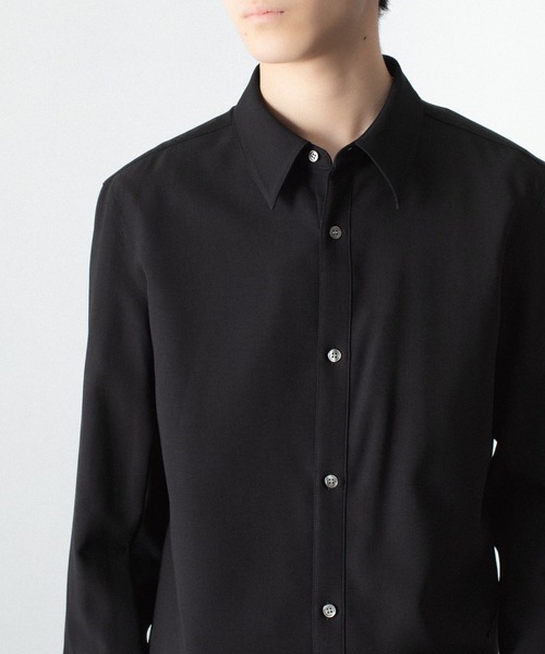 ATTACHMENT(アタッチメント)の「PE コンパクトツイル レギュラーカラー ドレスシャツ / PE COMPACT TWILL REGULAR COLLAR DRESS SHIRT(シャツ/ブラウス・メンズ・ライトグレー/ホワイト/ライトブルー/ブラック・3/2/1)」の6枚目の写真