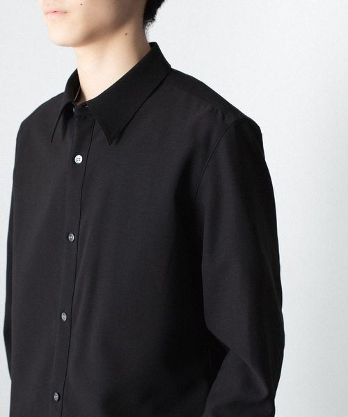 ATTACHMENT(アタッチメント)の「PE コンパクトツイル レギュラーカラー ドレスシャツ / PE COMPACT TWILL REGULAR COLLAR DRESS SHIRT(シャツ/ブラウス・メンズ・ライトグレー/ホワイト/ライトブルー/ブラック・3/2/1)」の7枚目の写真