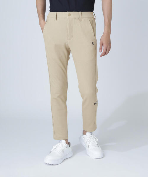 PEARLY GATES ロゴプリントパンツ サイズ3 ベージュ PEARLY GATES ロゴプリントパンツ サイズ3 ベージュ PEARLY GATES ロゴ