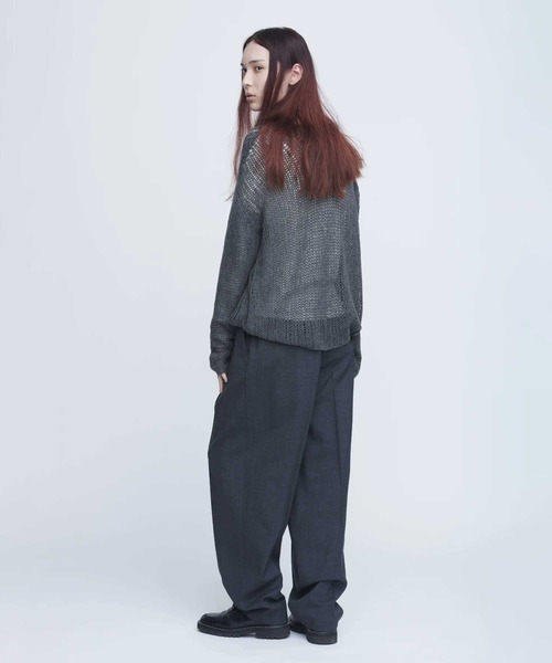 INSCRIRE(アンスクリア)の「【INSCRIRE/アンスクリア】Wool Relax Pants/ウールリラックスパンツ/イージーパンツ(その他パンツ・レディース・ライトブラウン/グレー・1)」の4枚目の写真