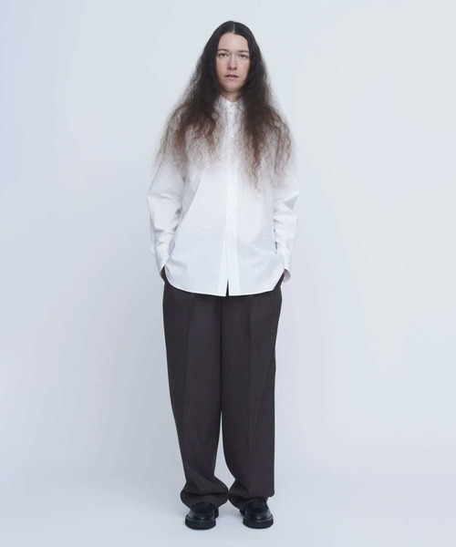 INSCRIRE(アンスクリア)の「【INSCRIRE/アンスクリア】Wool Relax Pants/ウールリラックスパンツ/イージーパンツ(その他パンツ・レディース・ライトブラウン/グレー・1)」の6枚目の写真