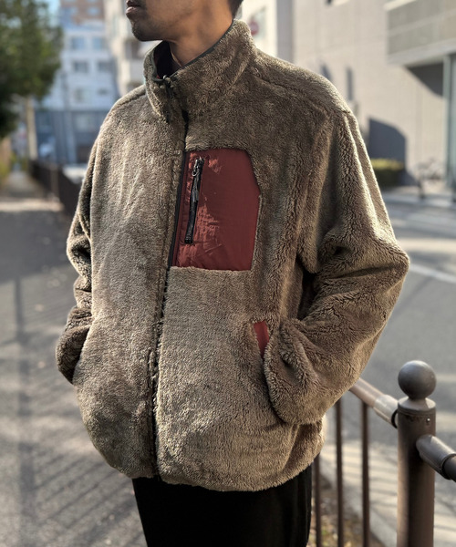 セール】【2WAY】リバーシブルナイロンフリースブルゾン（ブルゾン