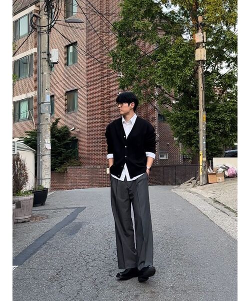 SIGNATURE（シグネチャ）の「ツーピンタックワイドスラックス[グレー]（スラックス・レディース・その他・SMALL/MEDIUM/LARGE/X-LARGE）」の13枚目の写真