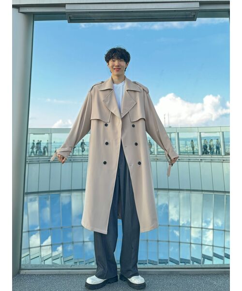 SIGNATURE（シグネチャ）の「ツーピンタックワイドスラックス[グレー]（スラックス・レディース・その他・SMALL/MEDIUM/LARGE/X-LARGE）」の16枚目の写真