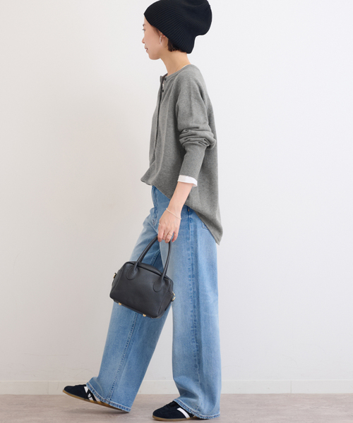 JOURNAL STANDARD relume（ジャーナルスタンダード　レリューム）の「《追加2》ウールミックス2WAYビッグプルオーバー（ニット/セーター・レディース・ブラウン/チャコールグレー/グレー系その他/レッド・FREE）」の16枚目の写真