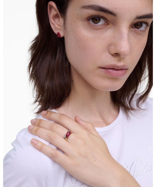 MARC JACOBS（マークジェイコブス）の「LIPS RING SET/ザ リップス リング セット（リング・レディース・ゴールド系その他・ONE SIZE/7）」の2枚目の写真