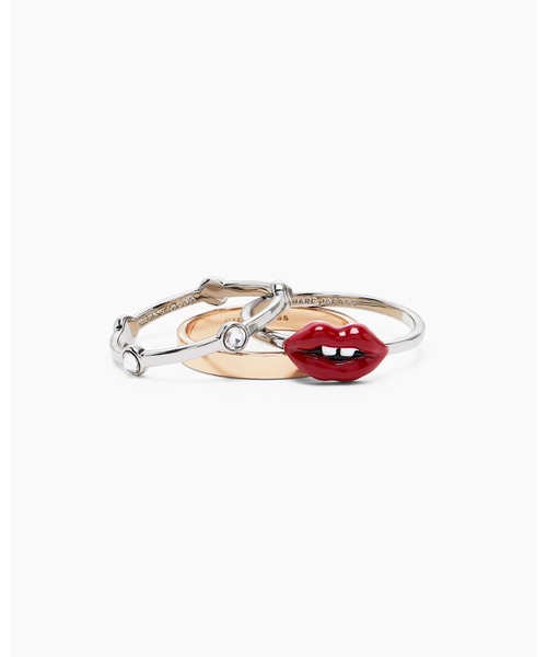 MARC JACOBS（マークジェイコブス）の「LIPS RING SET/ザ リップス リング セット（リング・レディース・ゴールド系その他・ONE SIZE/7）」の3枚目の写真