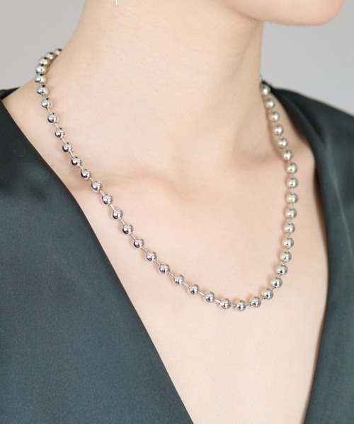 ciite'（シーテ）の「ボールチェーンネックレス（ネックレス・レディース・シルバー/ゴールド・XL/L）」の22枚目の写真