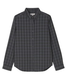 ボタンダウンチェックシャツ