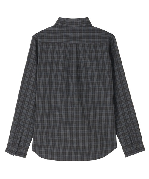 TOKYO SHIRTS(トウキョウシャツ)の「ボタンダウンチェックシャツ(シャツ/ブラウス・レディース・ネイビー/エンジ・M/L/LL)」の4枚目の写真