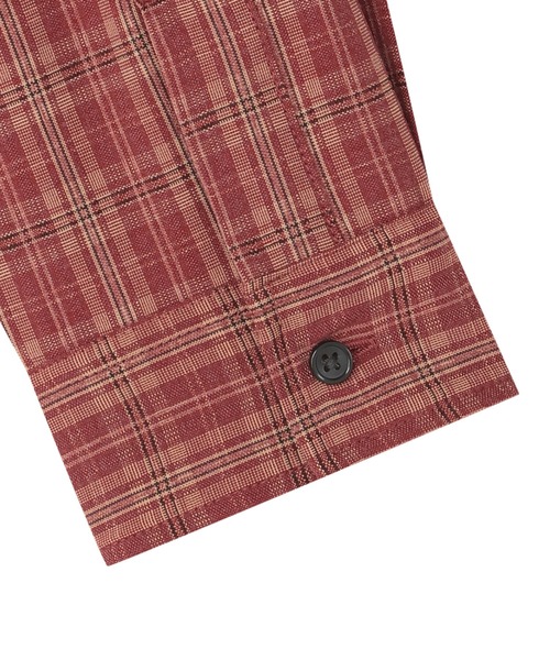 TOKYO SHIRTS(トウキョウシャツ)の「ボタンダウンチェックシャツ(シャツ/ブラウス・レディース・ネイビー/エンジ・M/L/LL)」の13枚目の写真