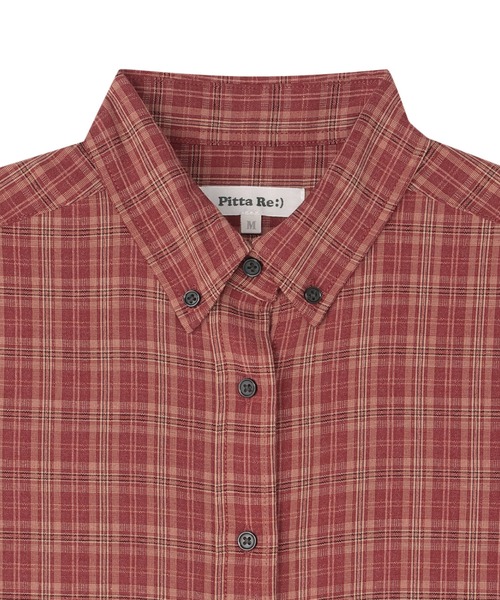 TOKYO SHIRTS(トウキョウシャツ)の「ボタンダウンチェックシャツ(シャツ/ブラウス・レディース・ネイビー/エンジ・M/L/LL)」の12枚目の写真