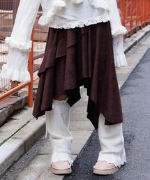 axes femme | スエード風イレヘムスカート(スカート)