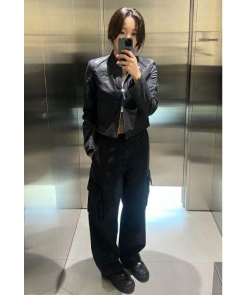 MUSINSA STANDARD WOMAN（ムシンサスタンダードウーマン）の「ウィメンズレーサーバッククロップタンクトップ[グレーシュベージュ]（Tシャツ/カットソー・レディース・その他・SMALL/MEDIUM/LARGE/X-SMALL）」の7枚目の写真