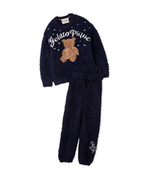 ベアジャガードプルオーバー ジェラピケ クリスマス ルームウェアセット GELATO PIQUE クリスマスルームウェア ベアジャガードプルオーバー