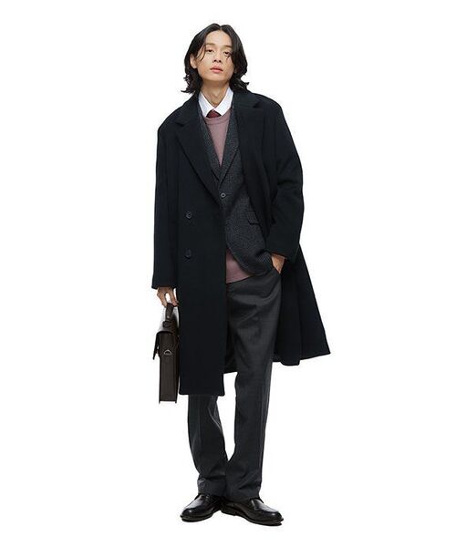 MUSINSA STANDARD（ムシンサスタンダード）の「セミワイドヒドゥンバンディングスラックス[チャコールグレー]（スラックス・メンズ・その他・42/30/26/27/28/29/38/36/34/32/31/33）」の15枚目の写真